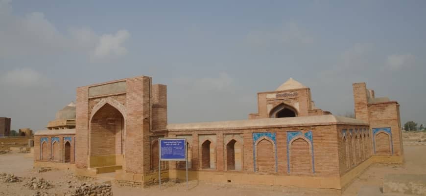 Brick Enclosure of Tomb of Baqi Baig Uzbek