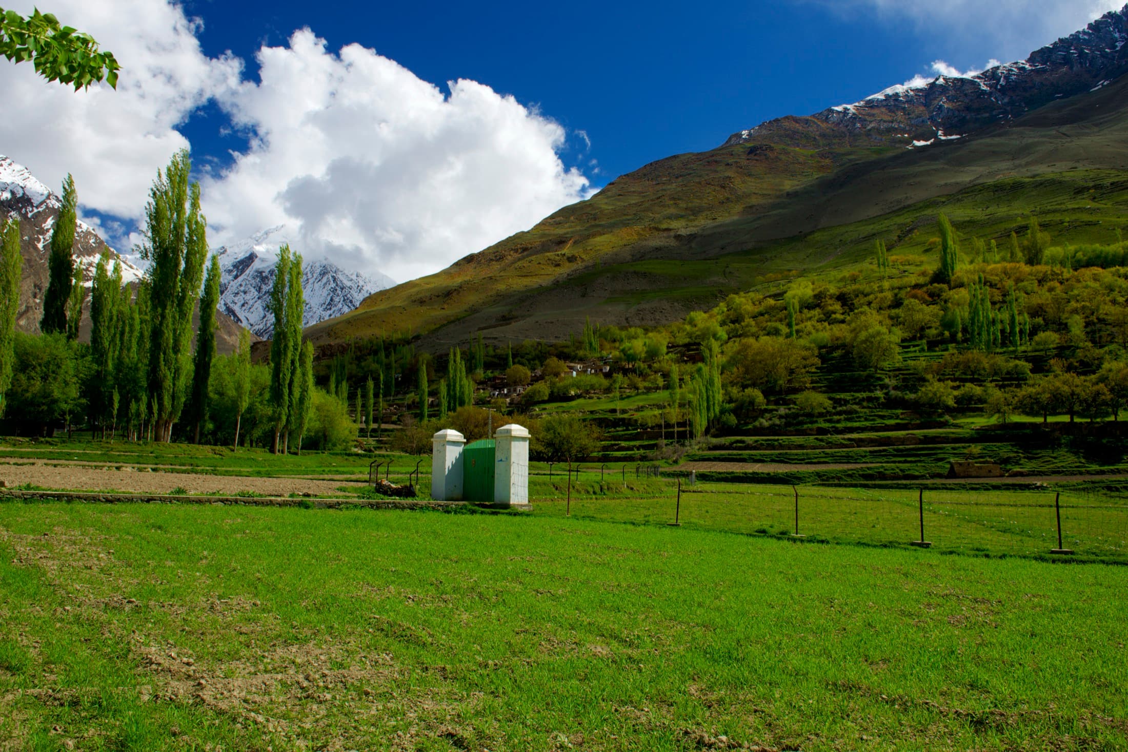 Hopar Glacier, Nagar