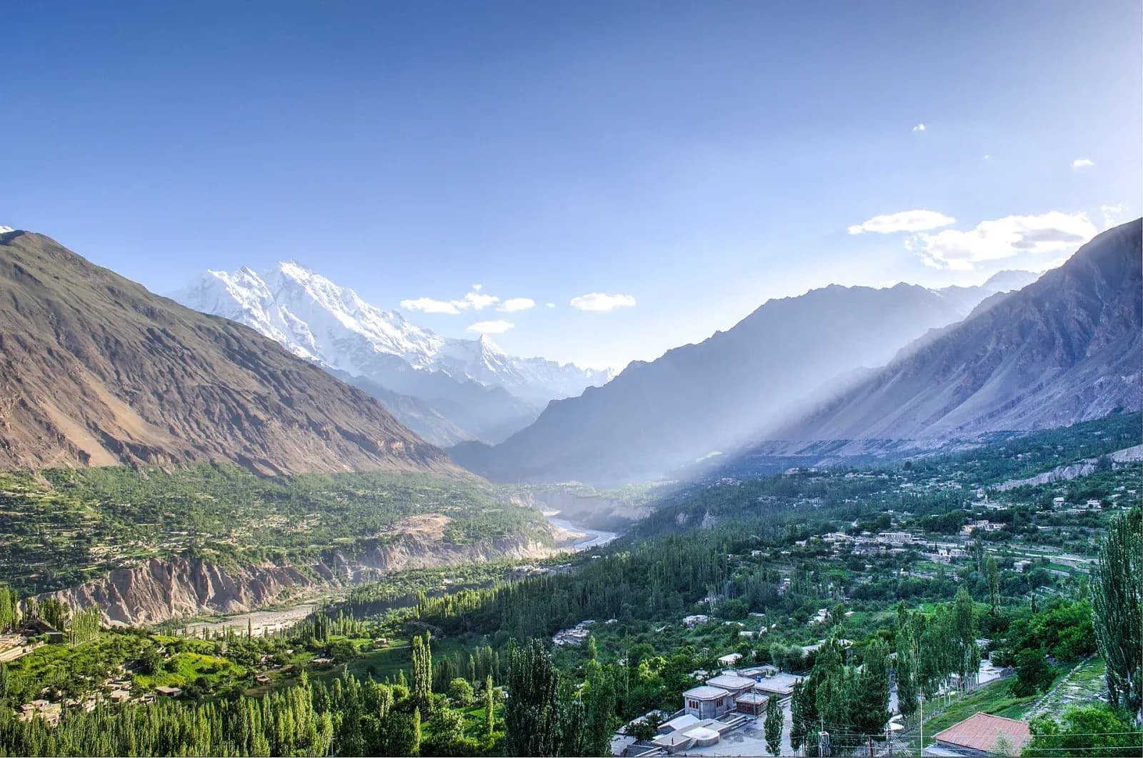 Vibrant Landscape of Hunza Valley