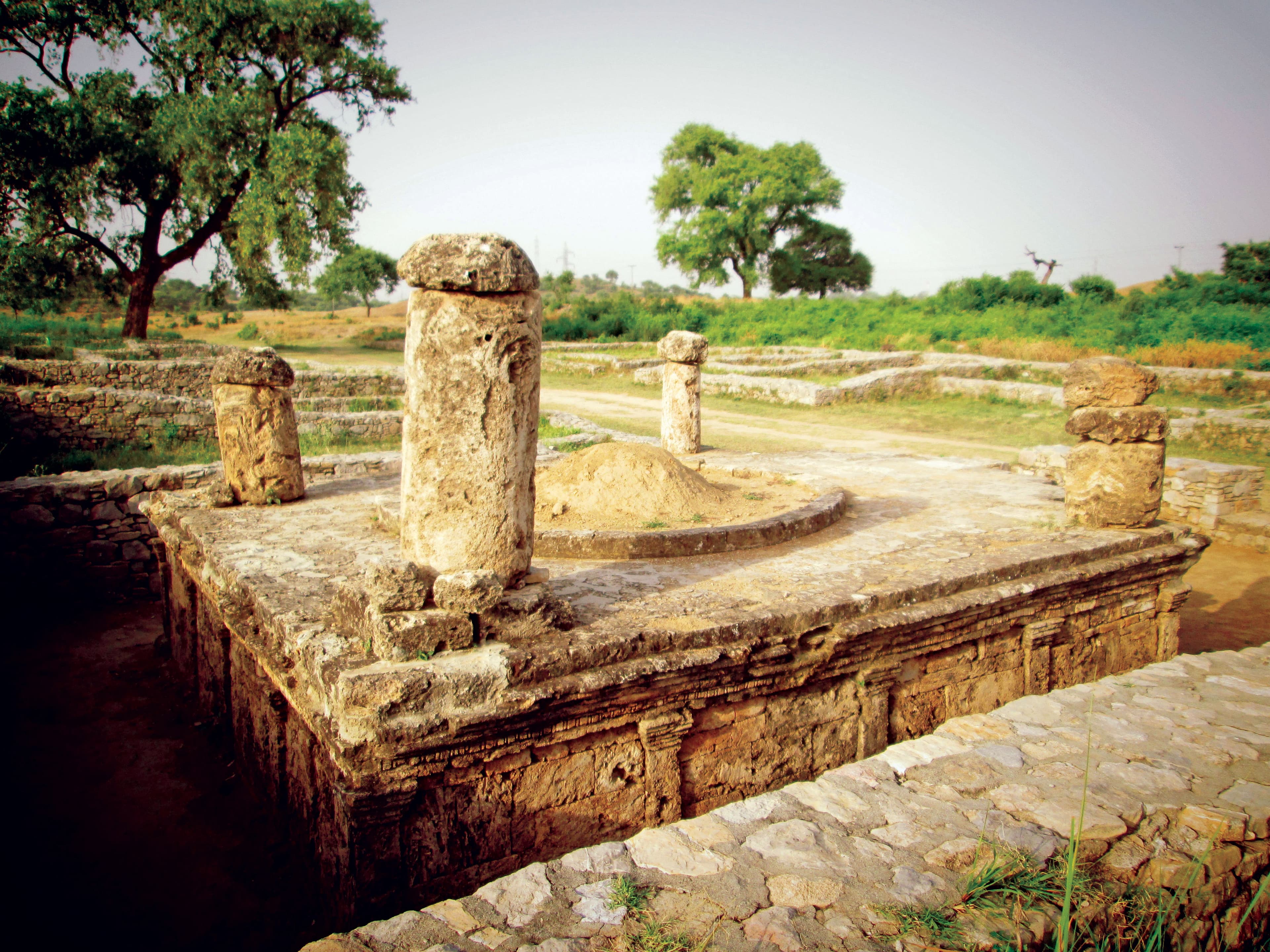 Bhir Mound Stupa